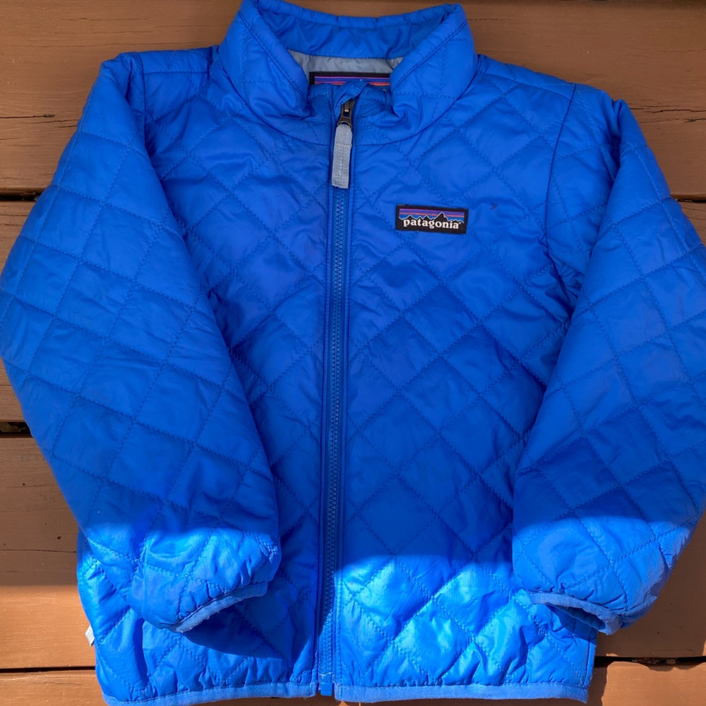 Kids Patagonia nano puff jacket.